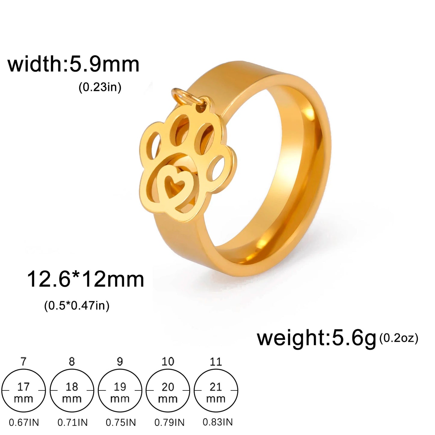 Bague Avec Pendentif Femme Acier Avec pendentif Fleur, Feuille Et Patte D'araignée - Bijoux De Lune