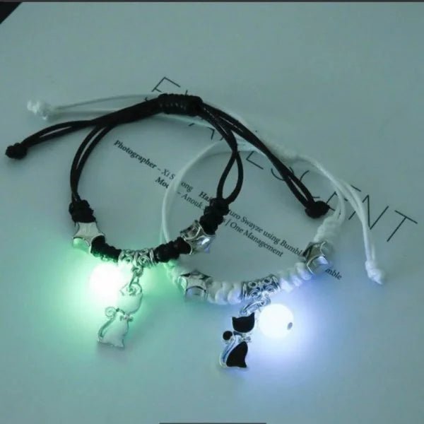 Duo Bracelets Pour Couples De Acier Soleil Lune Amitié - Bijoux De Lune