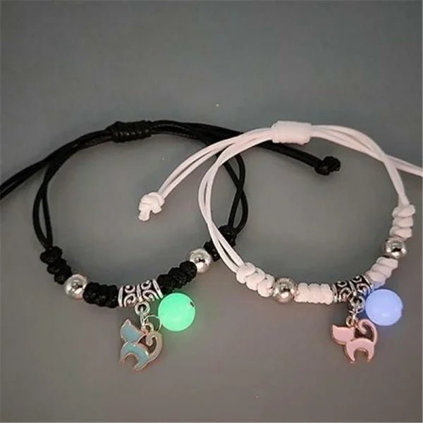 Duo Bracelets Pour Couples De Acier Soleil Lune Amitié - Bijoux De Lune