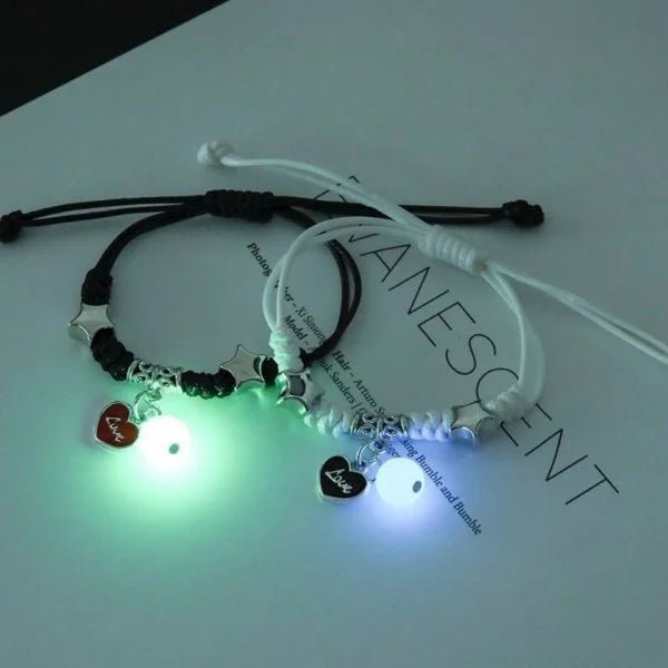 Duo Bracelets Pour Couples De Acier Soleil Lune Amitié - Bijoux De Lune