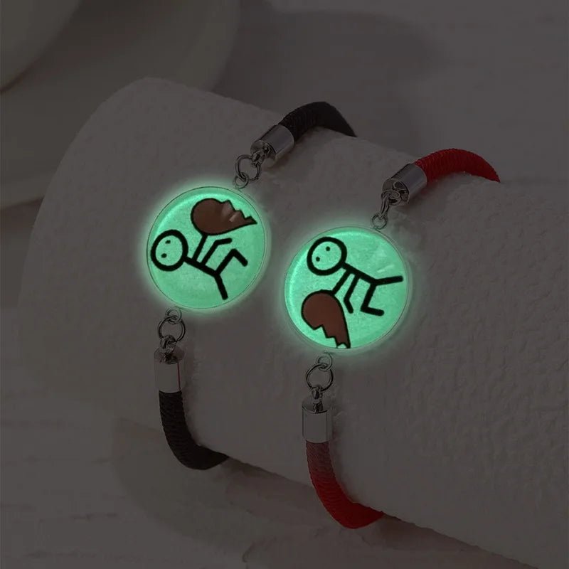 Duo Bracelets Pour Couples De Acier Soleil Lune Amitié - Bijoux De Lune
