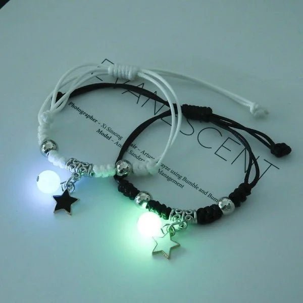 Duo Bracelets Pour Couples De Acier Soleil Lune Amitié - Bijoux De Lune