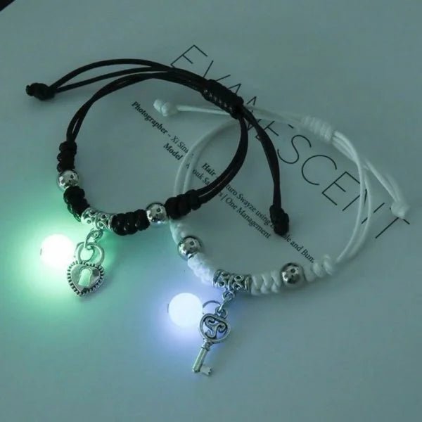 Duo Bracelets Pour Couples De Acier Soleil Lune Amitié - Bijoux De Lune