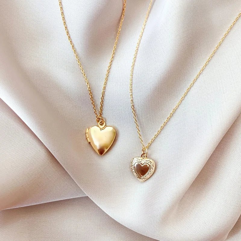 Médaille Photo Avec Gravé Coeur - Bijoux De Lune