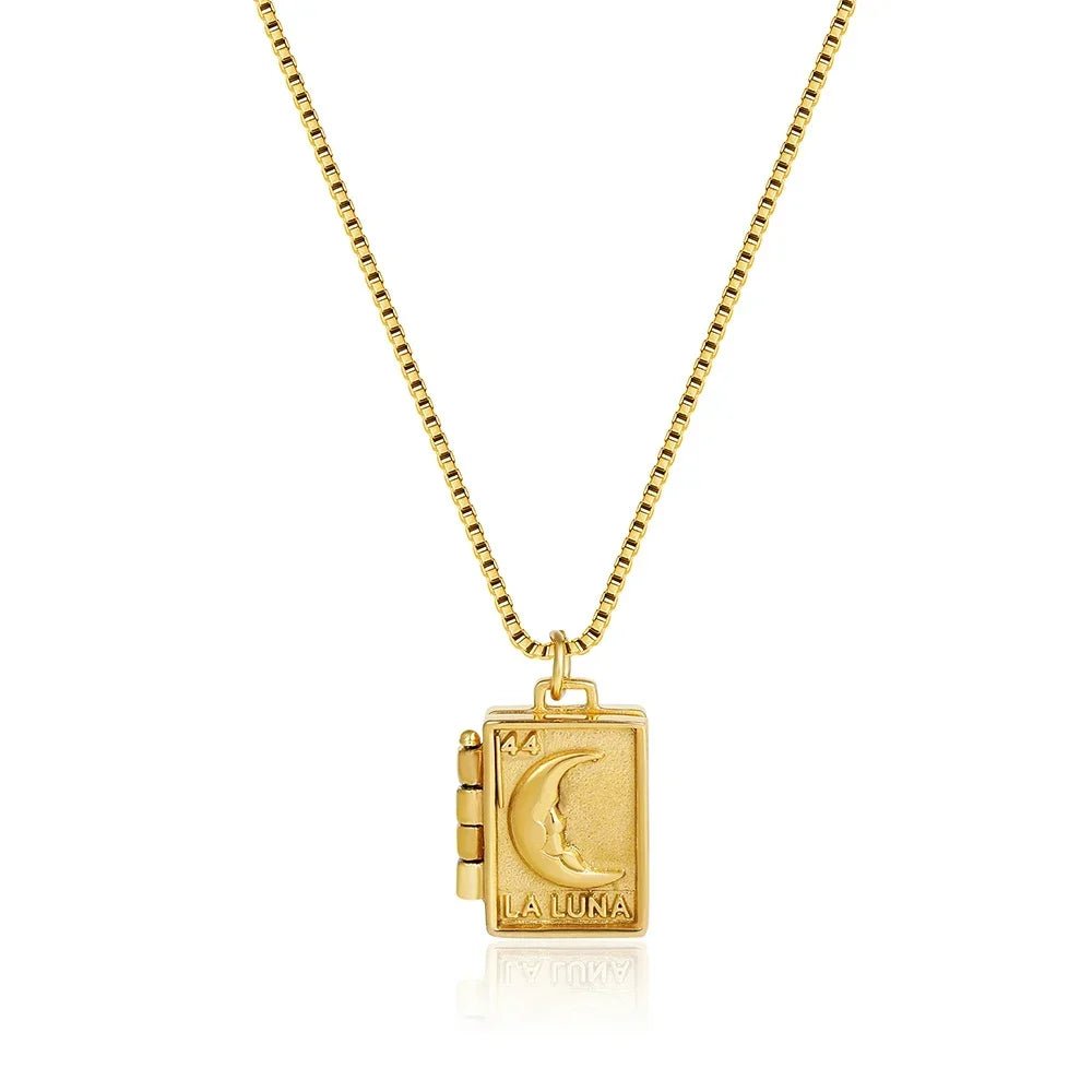 Pendentif Médaillon Photo Ovale Or Couleur - Bijoux De Lune