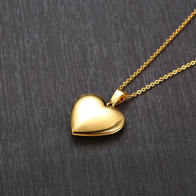 Personnaliser les colliers pour femmes Pendentif en forme de coeur - Bijoux De Lune
