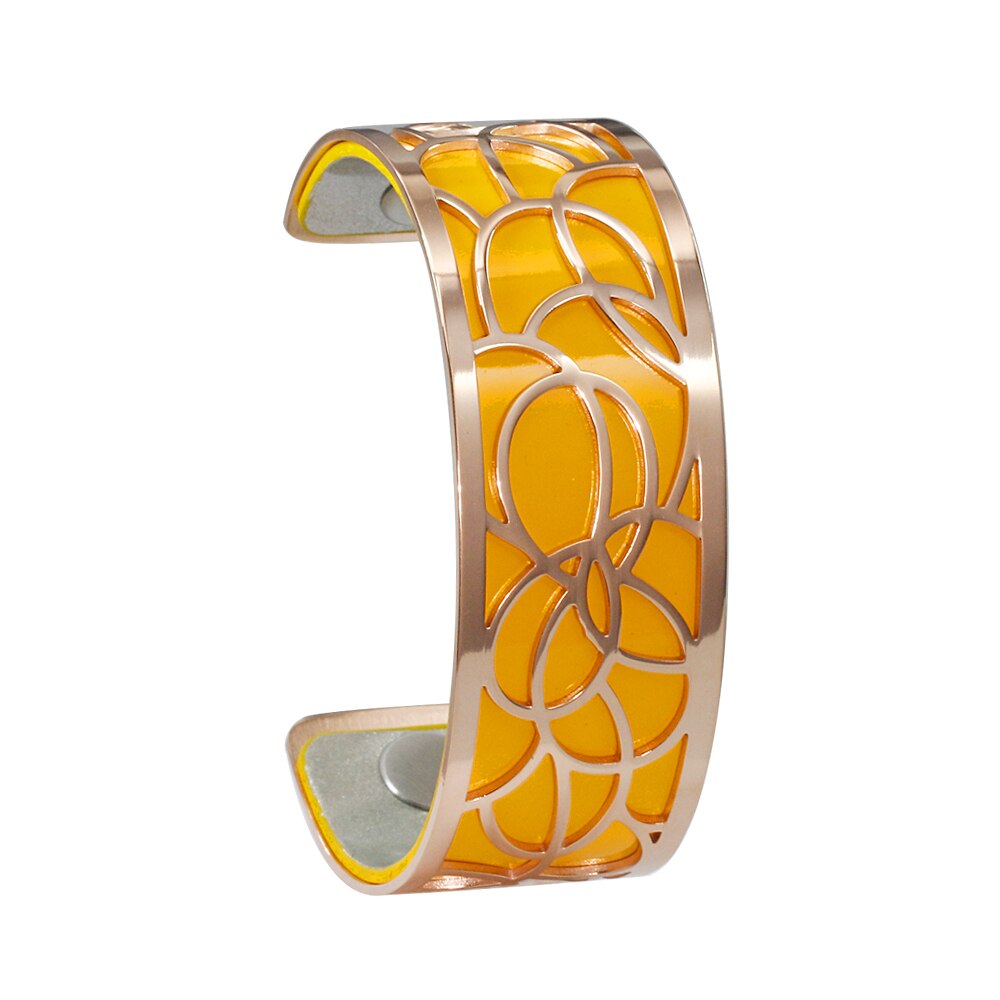 Bracelet Georgette à Motif Floral Multicolore Personnalisable 25mm Bijoux De Lune