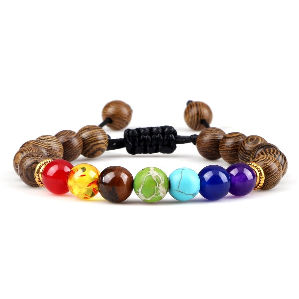 Bracelet Distance 8mm Couple Relation Bracelet Perle Pierre Naturelle - Bijoux De Lune