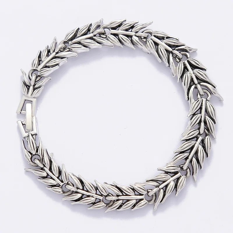 Bracelet Femme Luxe En Cristal Romain Chaîne En Forme De Cœur - Bijoux De Lune