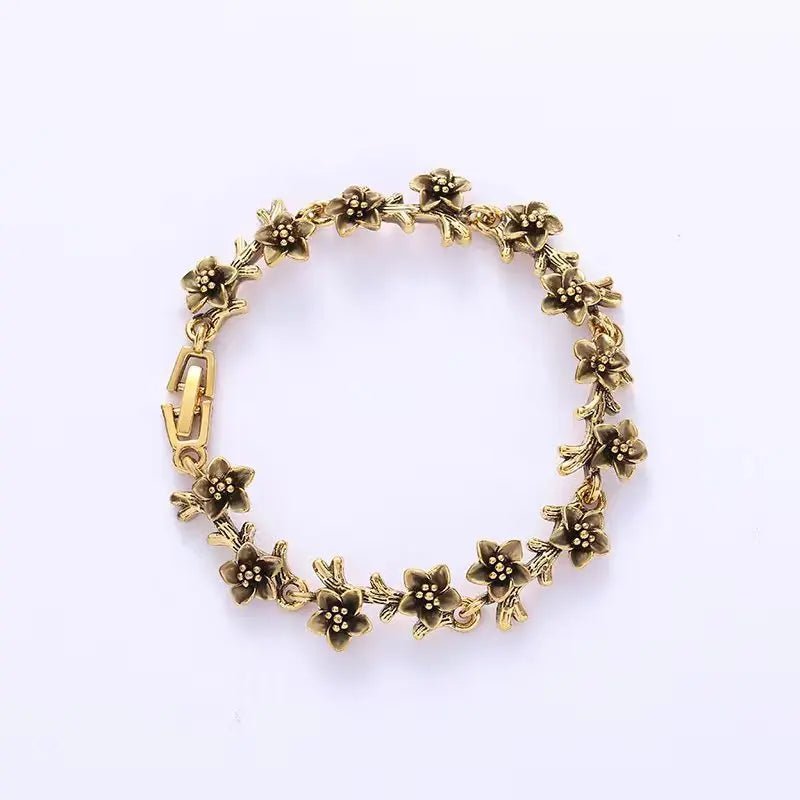 Bracelet Femme Luxe En Cristal Romain Chaîne En Forme De Cœur - Bijoux De Lune