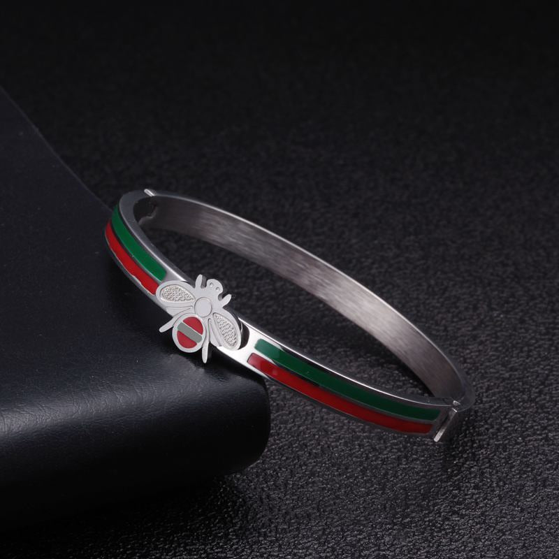 Bracelet Femme Luxe Imprimé Abeille Design Spécial - Bijoux De Lune