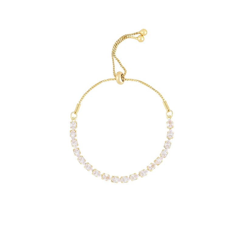 Bracelet Femme Luxe Plaqué or 14K Elégant Ajustable - Bijoux De Lune