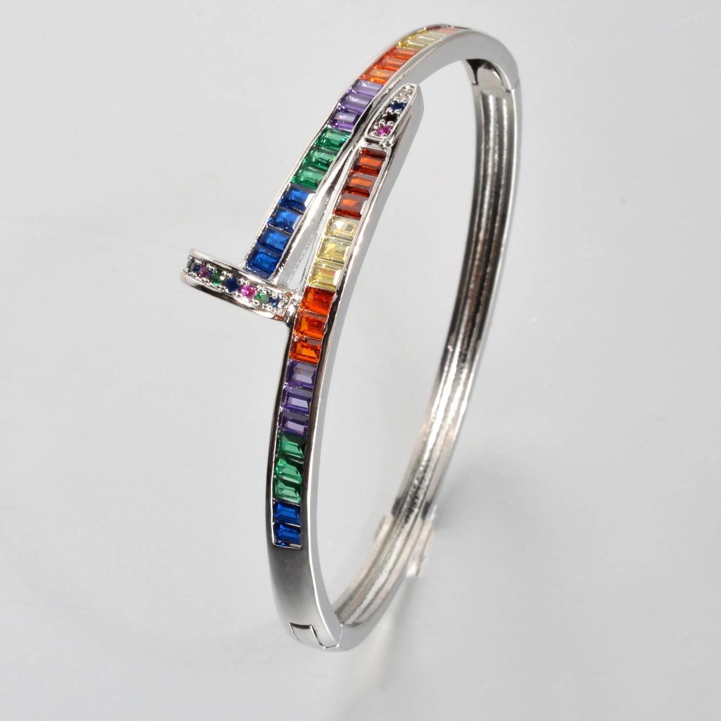 Bracelet femme Luxe Unique Double Cristal Tête Croisée pour Femmes en Zircon - Bijoux De Lune