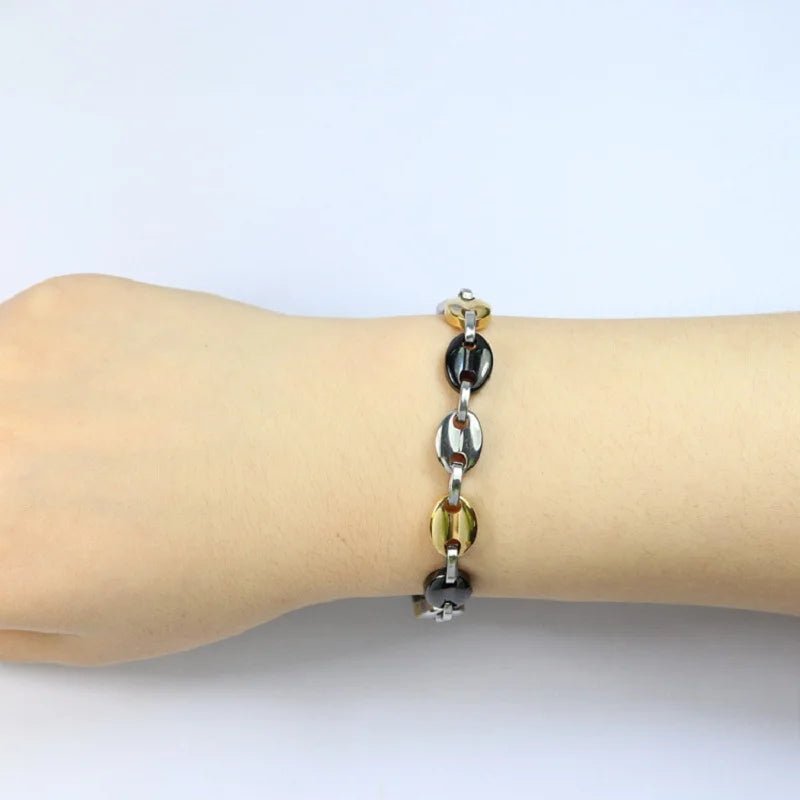 Bracelet Graine De Café Pour Homme Et Femme Hip Hop Mode Coréenne - Bijoux De Lune