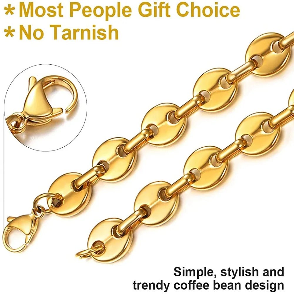 Bracelet Graine De Café Pour Homme Et Femme Hip Hop Mode Coréenne - Bijoux De Lune