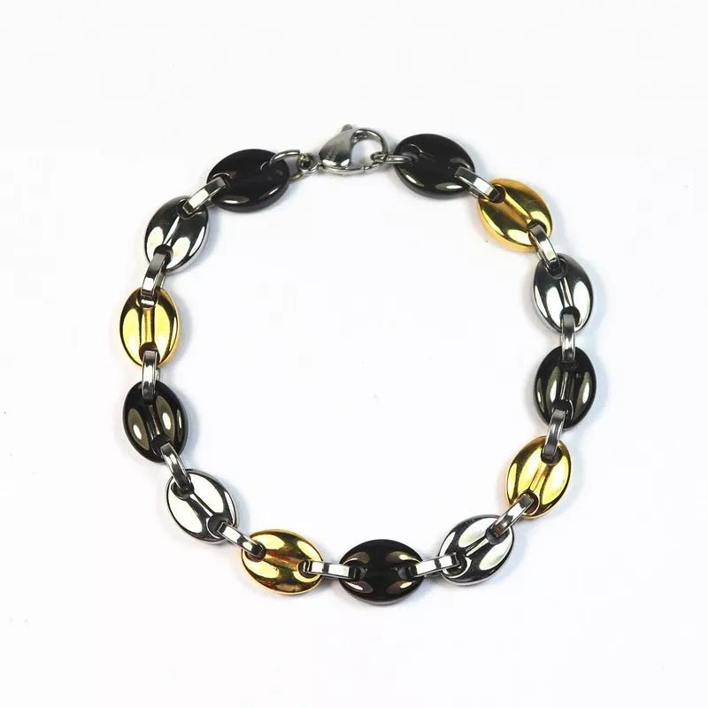 Bracelet Graine De Café Pour Homme Et Femme Hip Hop Mode Coréenne - Bijoux De Lune