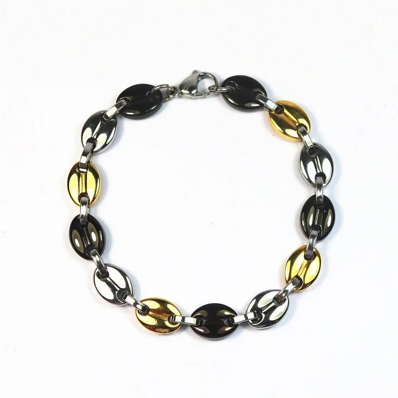 Bracelet Graine De Café Pour Homme Et Femme Hip Hop Mode Coréenne - Bijoux De Lune