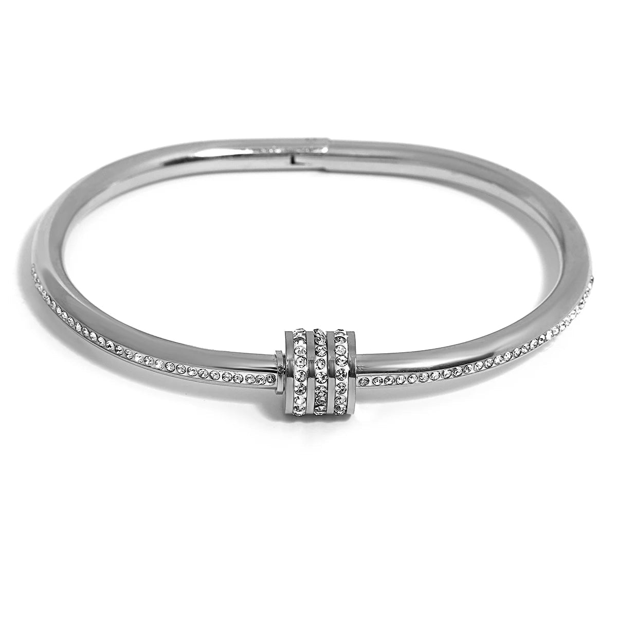 Bracelet Manchettes Femme Acier de Luxe Or Argent - Bijoux De Lune