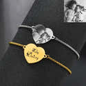 Set De 4 Bracelets Premier Jour D'école - Bracelets Mère/fille, Fils, Tressés Réglables, Cadeau Rentrée - 2