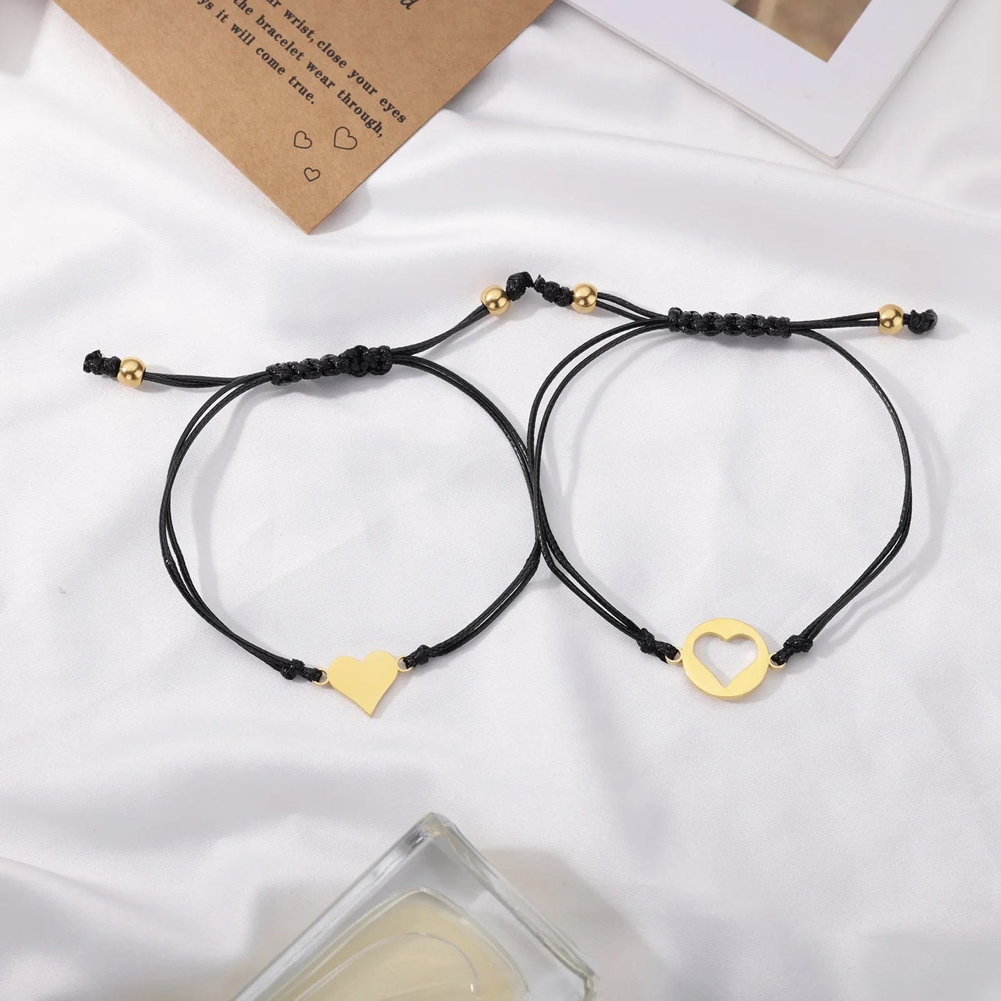 Bracelet Mere Fille Tendance En Forme De Coeur - Bijoux De Lune