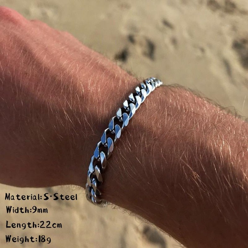 Bracelet Personnalisé Homme Cuir, Acier Et Silicone - Bijoux De Lune