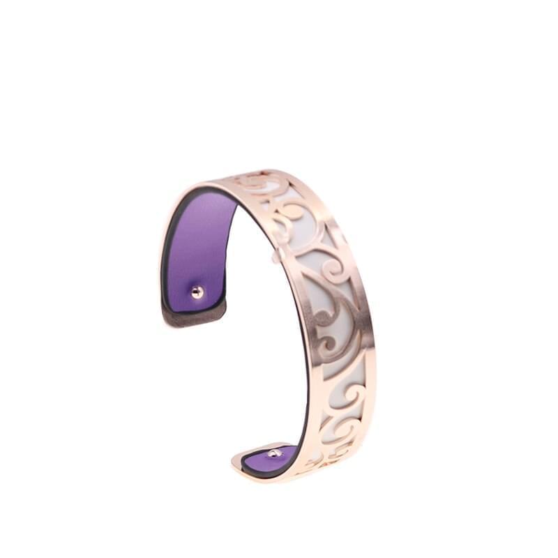 Bracelets Manchettes Femme Style à Motif Floral Multicolore Personnalisable 14mm - Bijoux De Lune