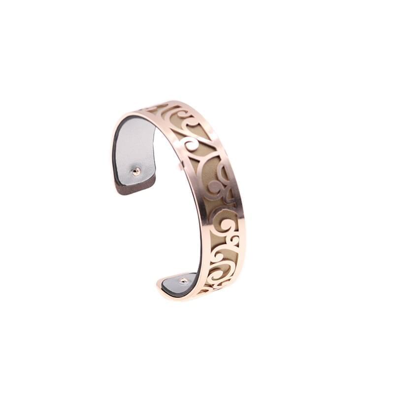 Bracelets Manchettes Femme Style à Motif Floral Multicolore Personnalisable 14mm - Bijoux De Lune
