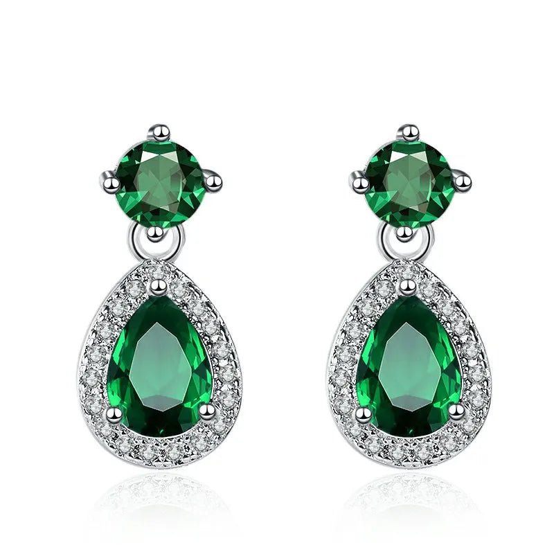 Creole Argent Boucles D'oreilles En Avec Petits Cristaux de Zircon Avec Motifs De Fleurs - Bijoux De Lune