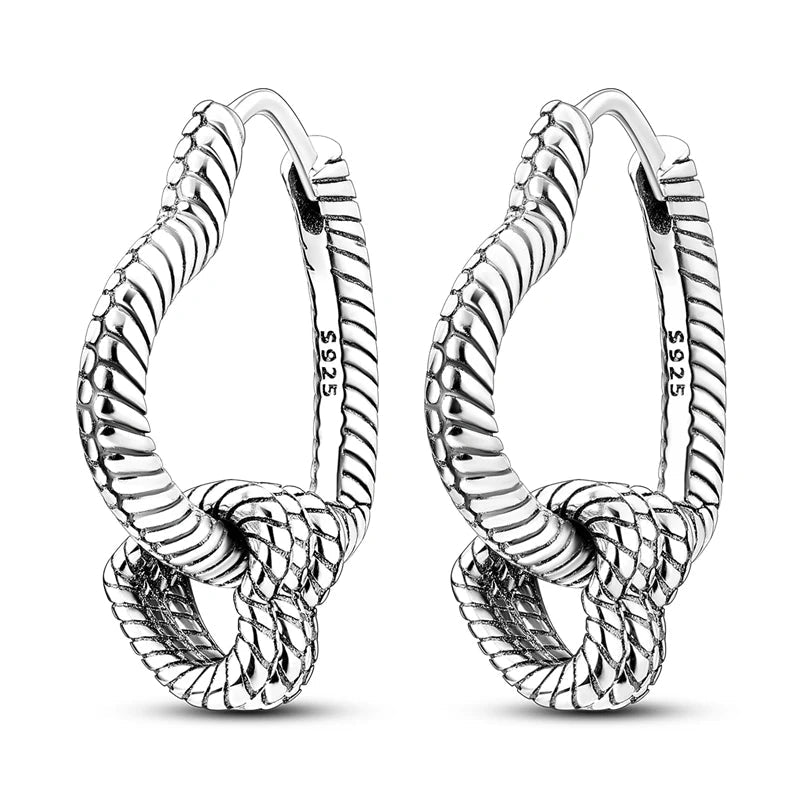 Créole Argent Zircon Boucles D'oreilles En Sterling 925 - Bijoux De Lune