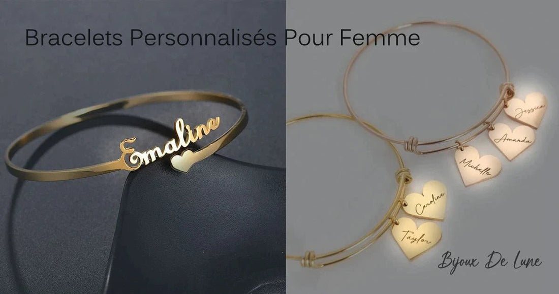 Bracelets Personnalisés Pour Femme : Ajouter Une Touche D'émotion Au Style - Bijoux De Lune