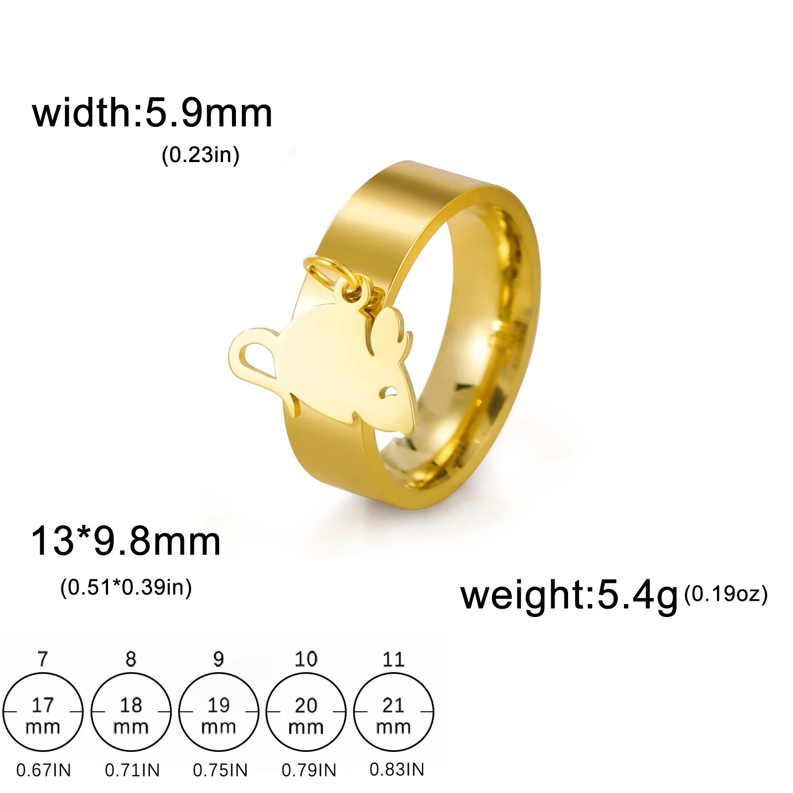 Bague Avec Pendentif Femme Acier Avec pendentif Fleur, Feuille Et Patte D'araignée - Bijoux De Lune