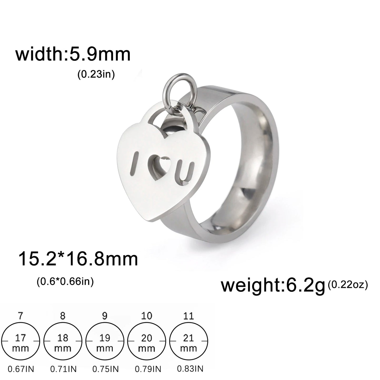 Bague Avec Pendentif Femme Acier Avec pendentif Fleur, Feuille Et Patte D'araignée - Bijoux De Lune