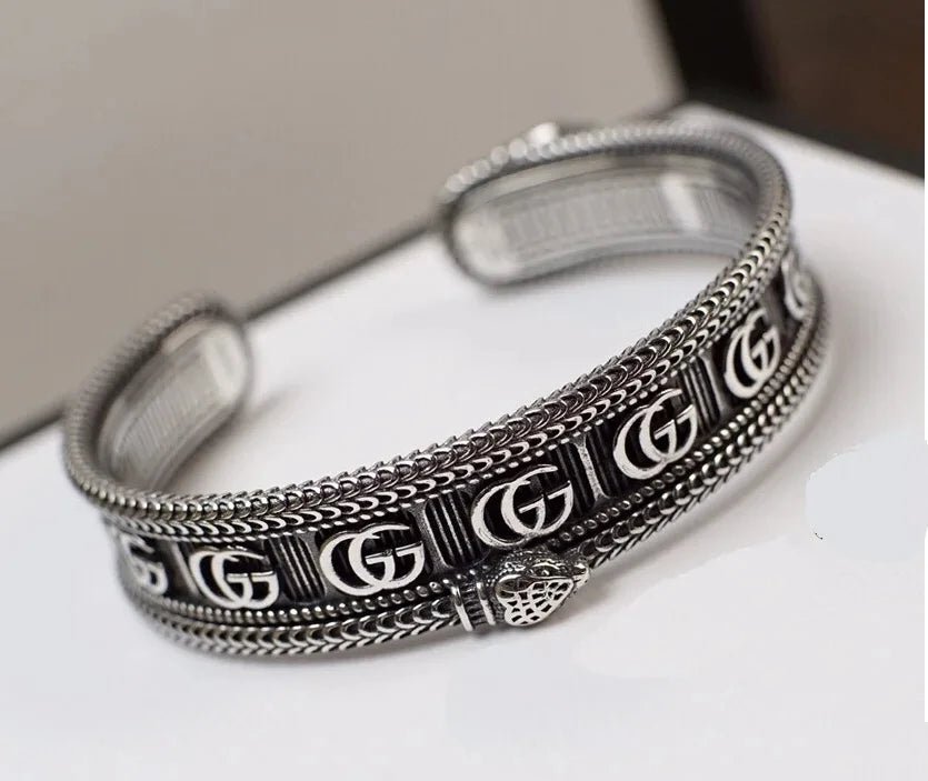 Bracelet Homme Argent Luxe Rétro Fin Et Léger - Bijoux De Lune