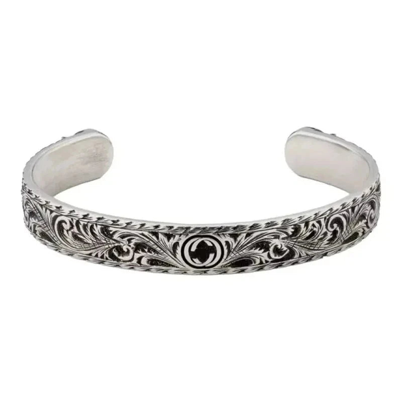 Bracelet Homme Argent Luxe Rétro Fin Et Léger - Bijoux De Lune