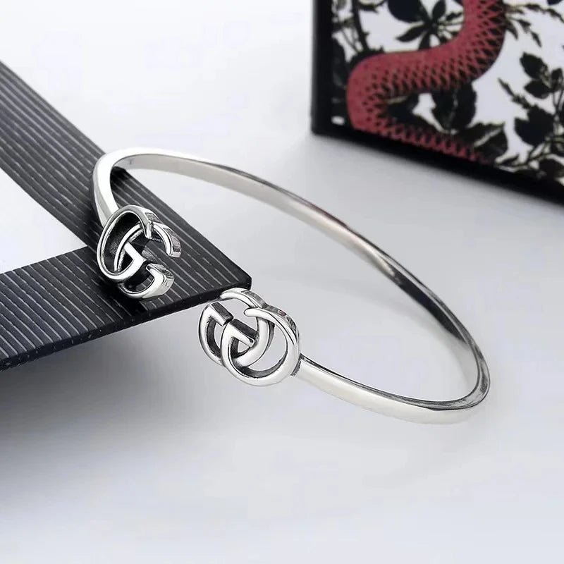 Bracelet Homme Argent Luxe Rétro Fin Et Léger - Bijoux De Lune