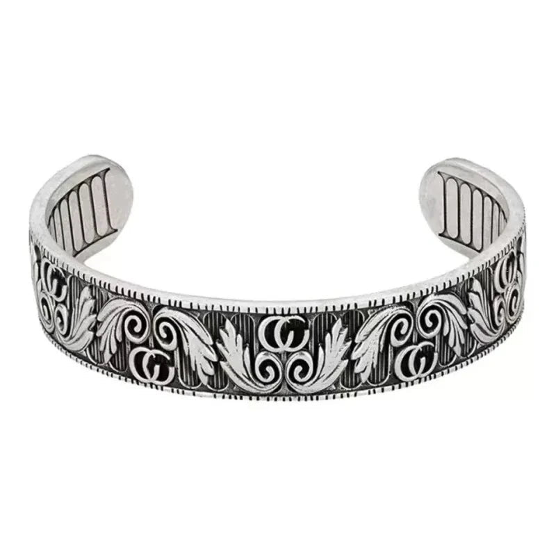 Bracelet Homme Argent Luxe Rétro Fin Et Léger - Bijoux De Lune