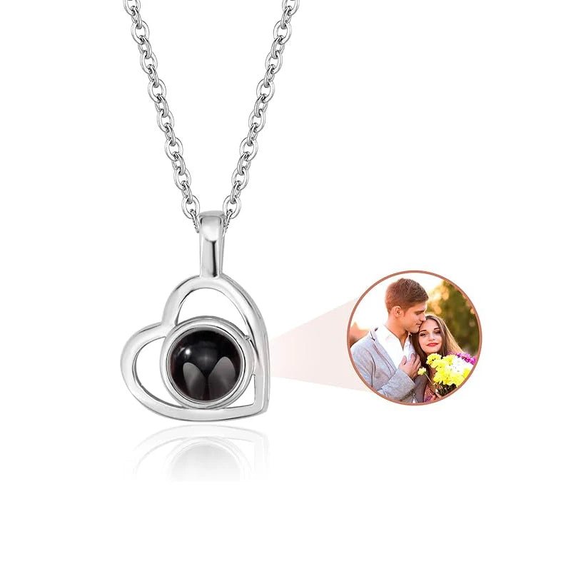 Pendentif Personnalisé Avec Projection Photo En Forme De Patte De Chien - Bijoux De Lune