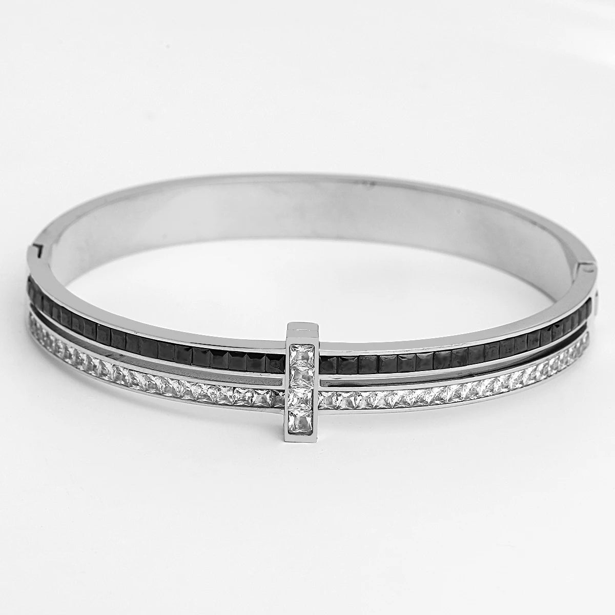 Bracelet Manchettes Femme Acier de Luxe Or Argent - Bijoux De Lune